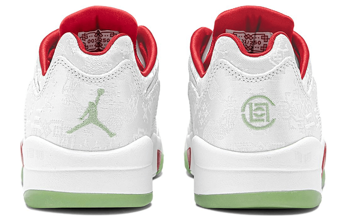 Jordan CLOT x Air Jordan 5 Low White Silk — фото 7