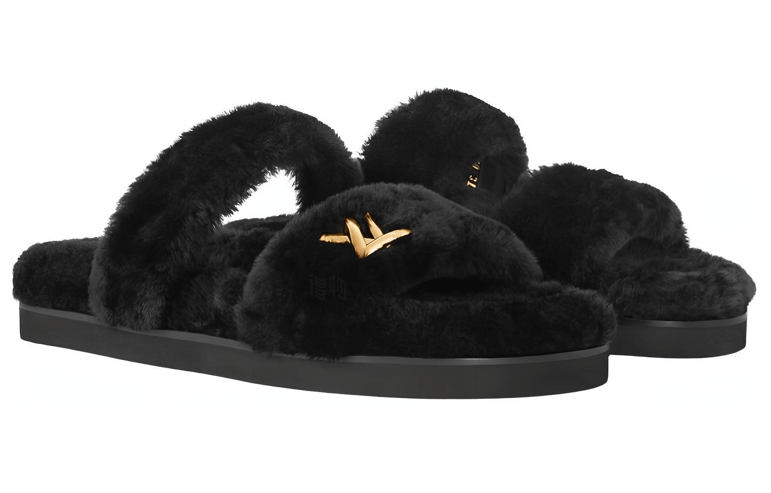 Louis Vuitton Slide Sandals Black — фото 6