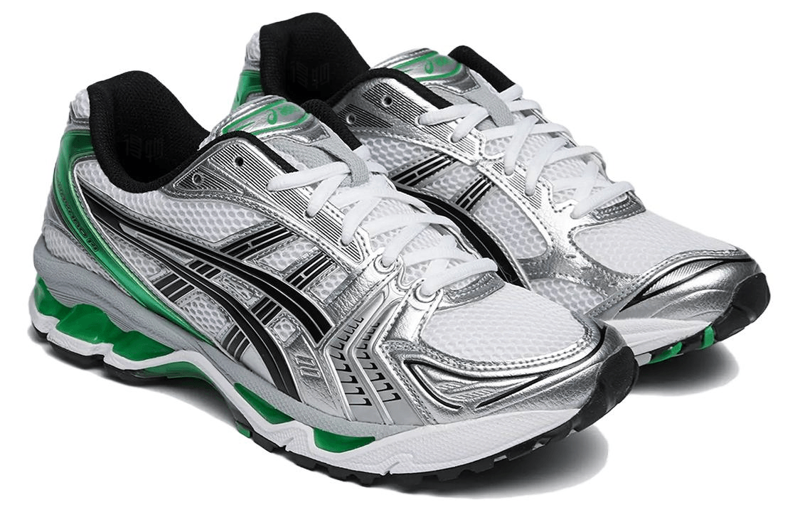 ASICS Gel-Kayano 14 Silver Black Green — фото 5