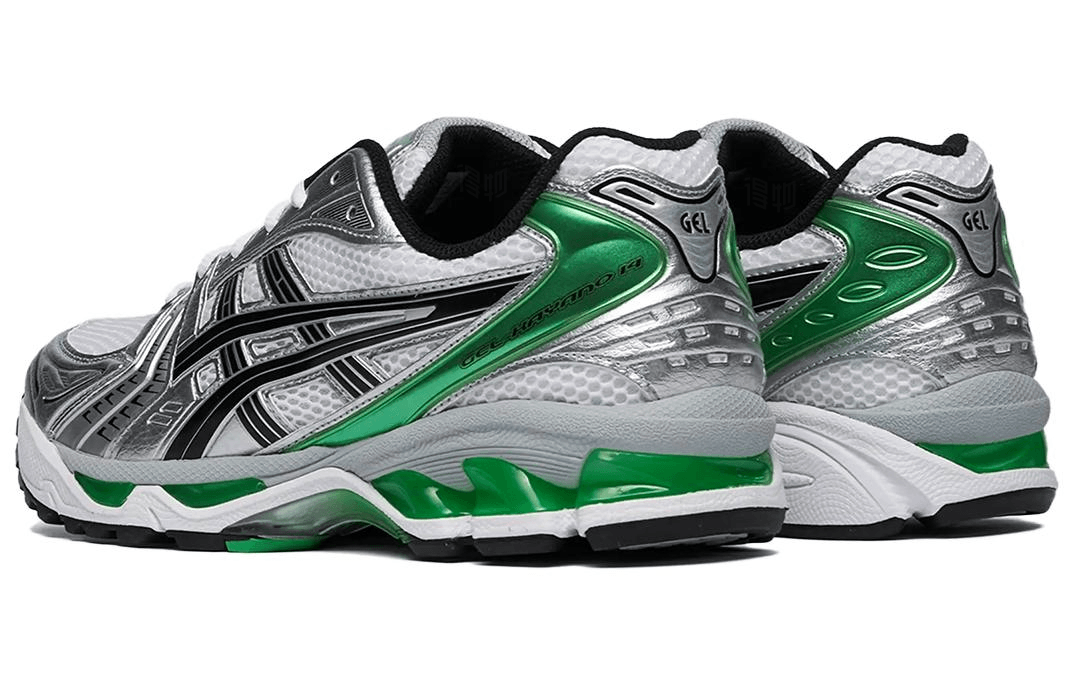 ASICS Gel-Kayano 14 Silver Black Green — фото 6