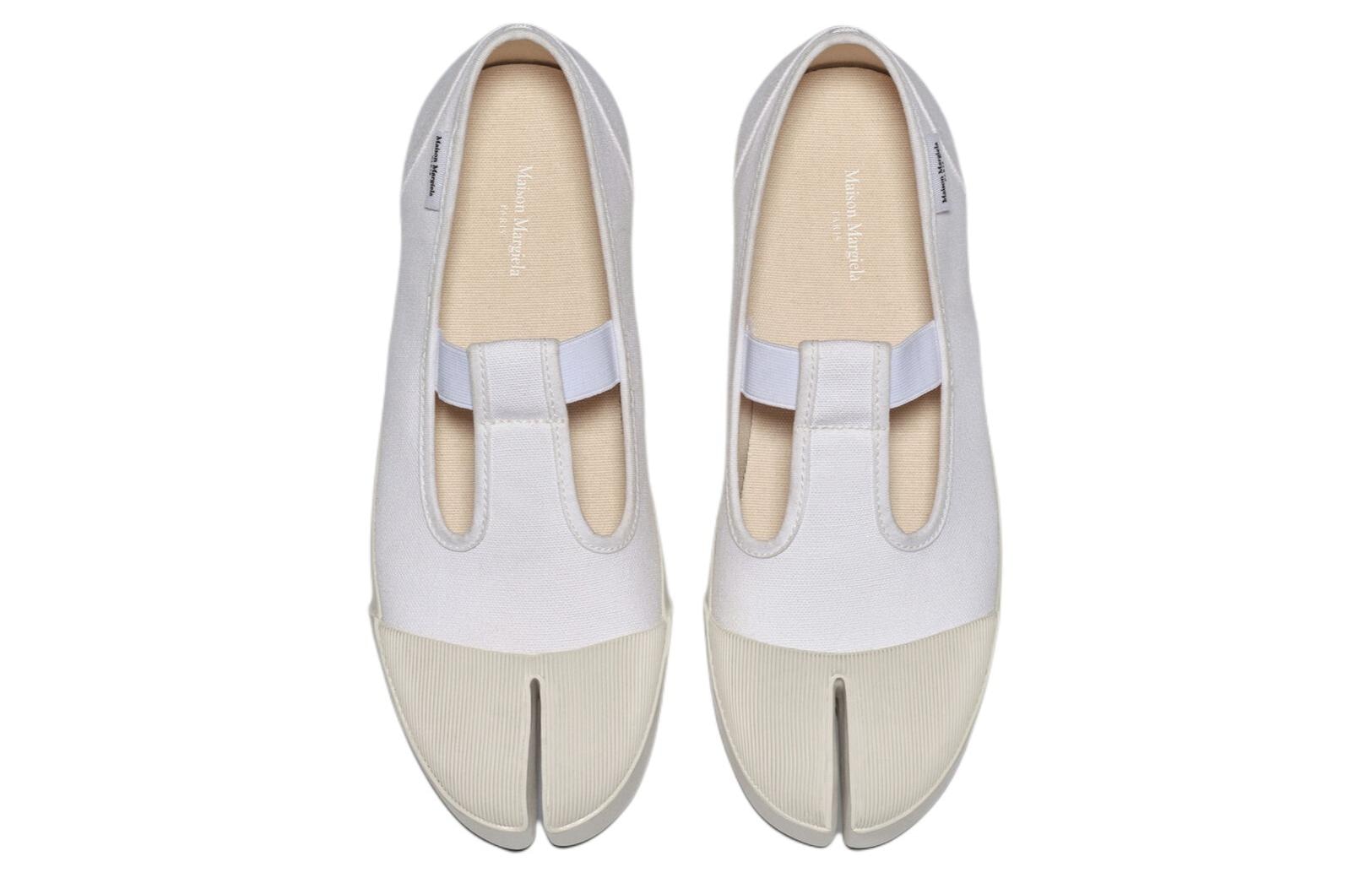Maison Margiela Tabi Canvas Low White — фото 8