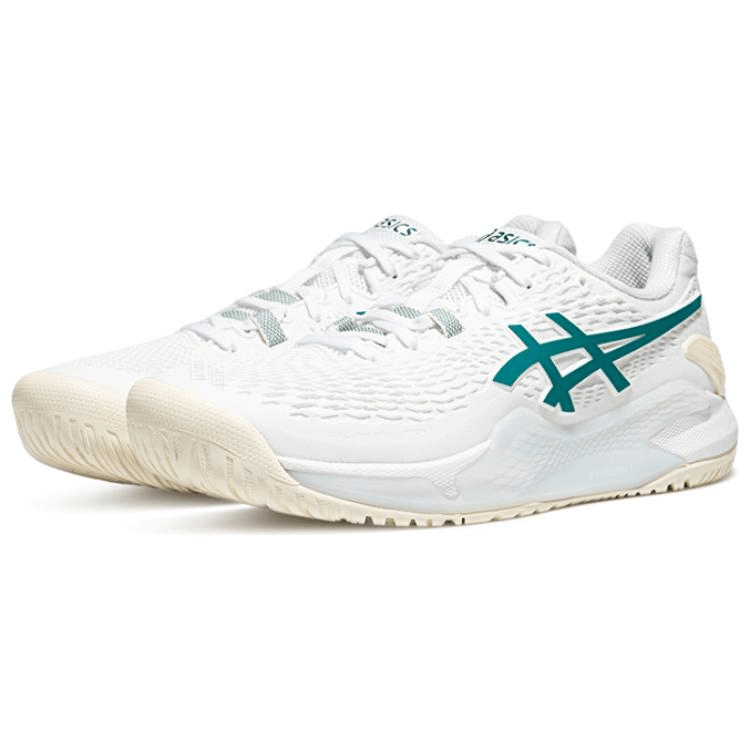 ASICS Gel-Resolution 9 White Green — фото 8