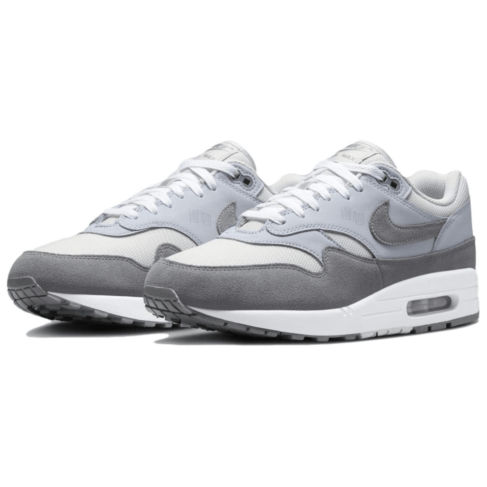 Nike Air Max 1 Silver Grey — фото 7