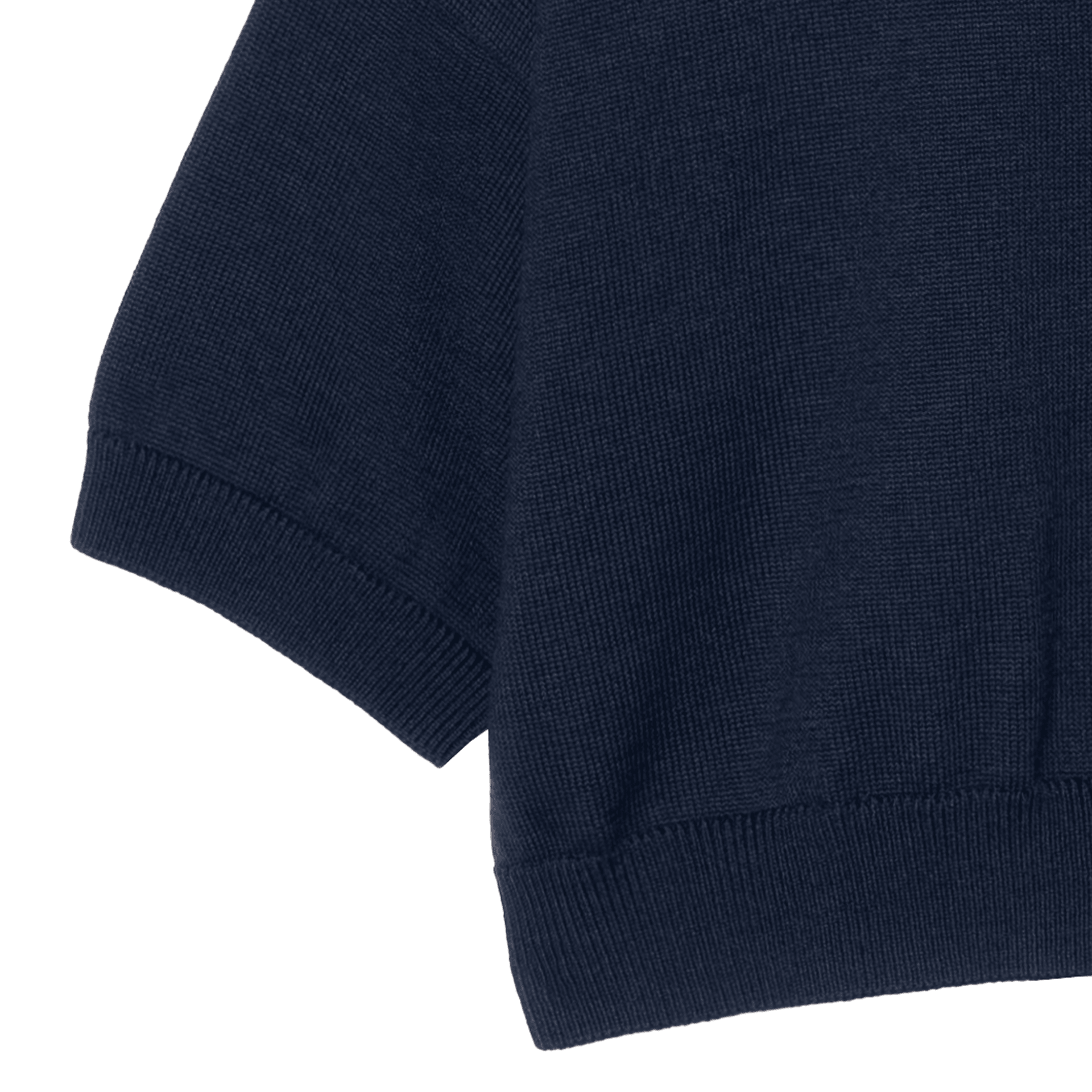 Celine SS25 Embroidered Polo Navy — фото 6