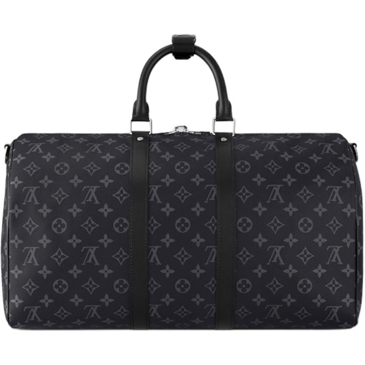 Louis Vuitton Keepall 45 Black Grey — фото 2