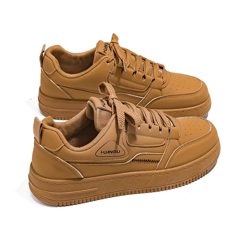 Huanqiu Brown Low-Top Sneakers — фото 7