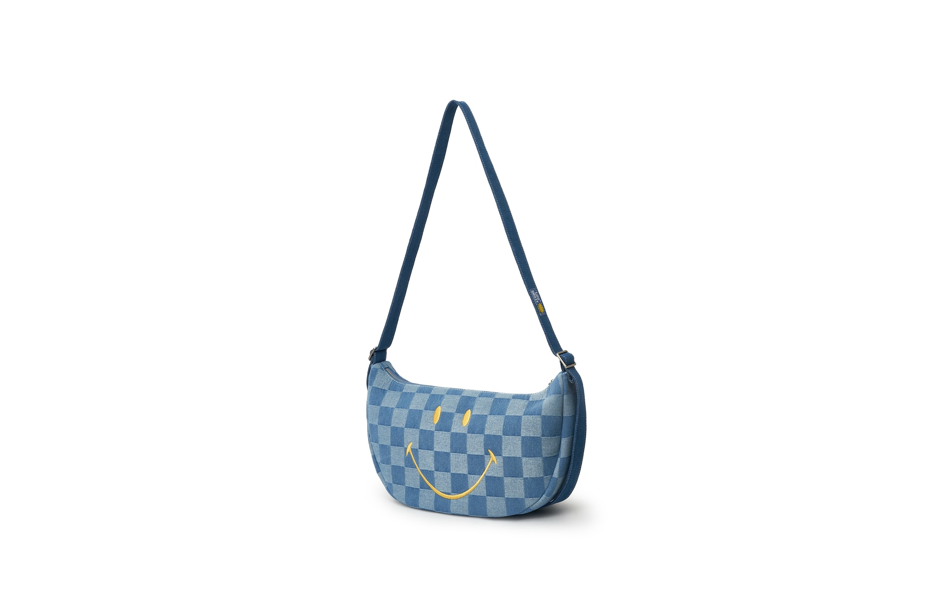 Lee x Smiley Checkered Tote Bag Blue — фото 10