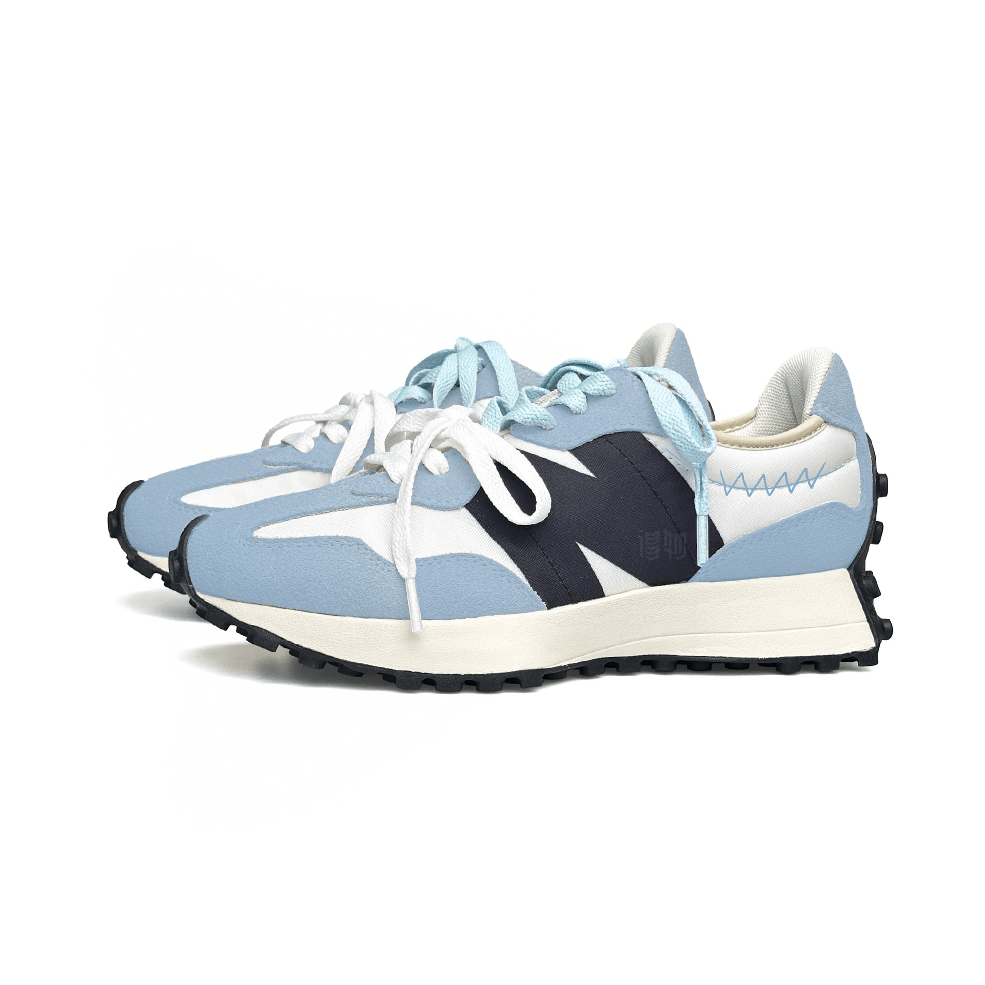 New Balance 327 White Blue — фото 9