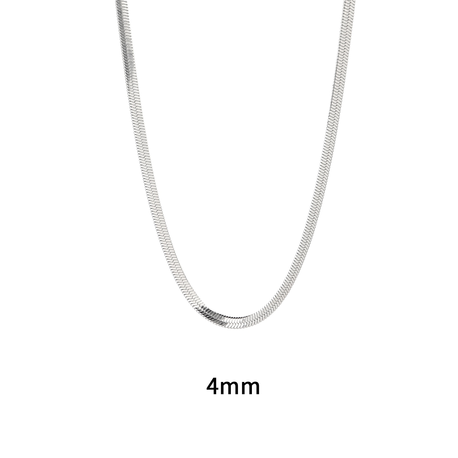 Cooraree Blade Cuban Chain Necklace Silver — фото 10