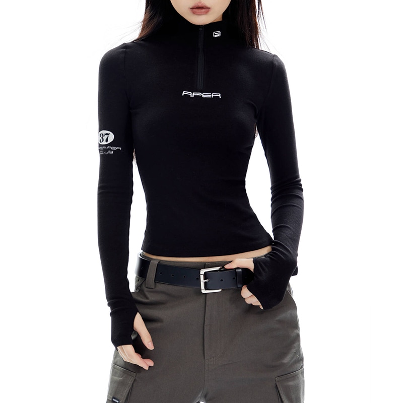 Apea Slim Fit Long Sleeve T-Shirt — фото 1