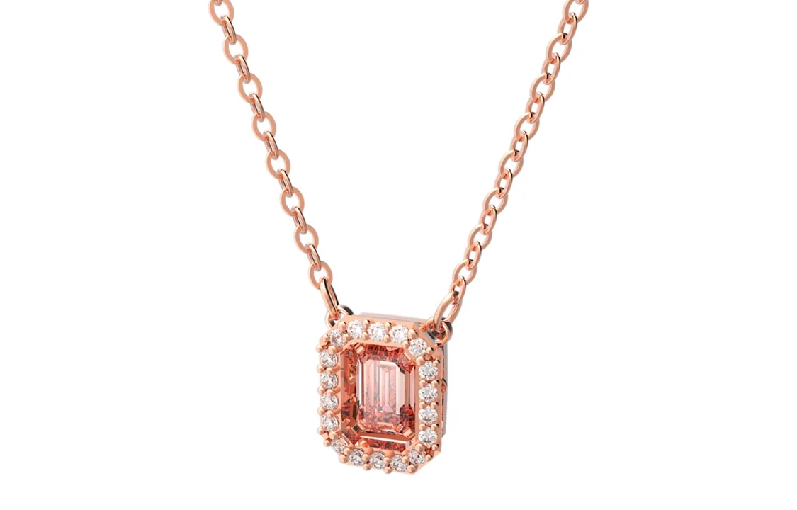 Swarovski Millenia Octagon Cut Necklace Pink — фото 1