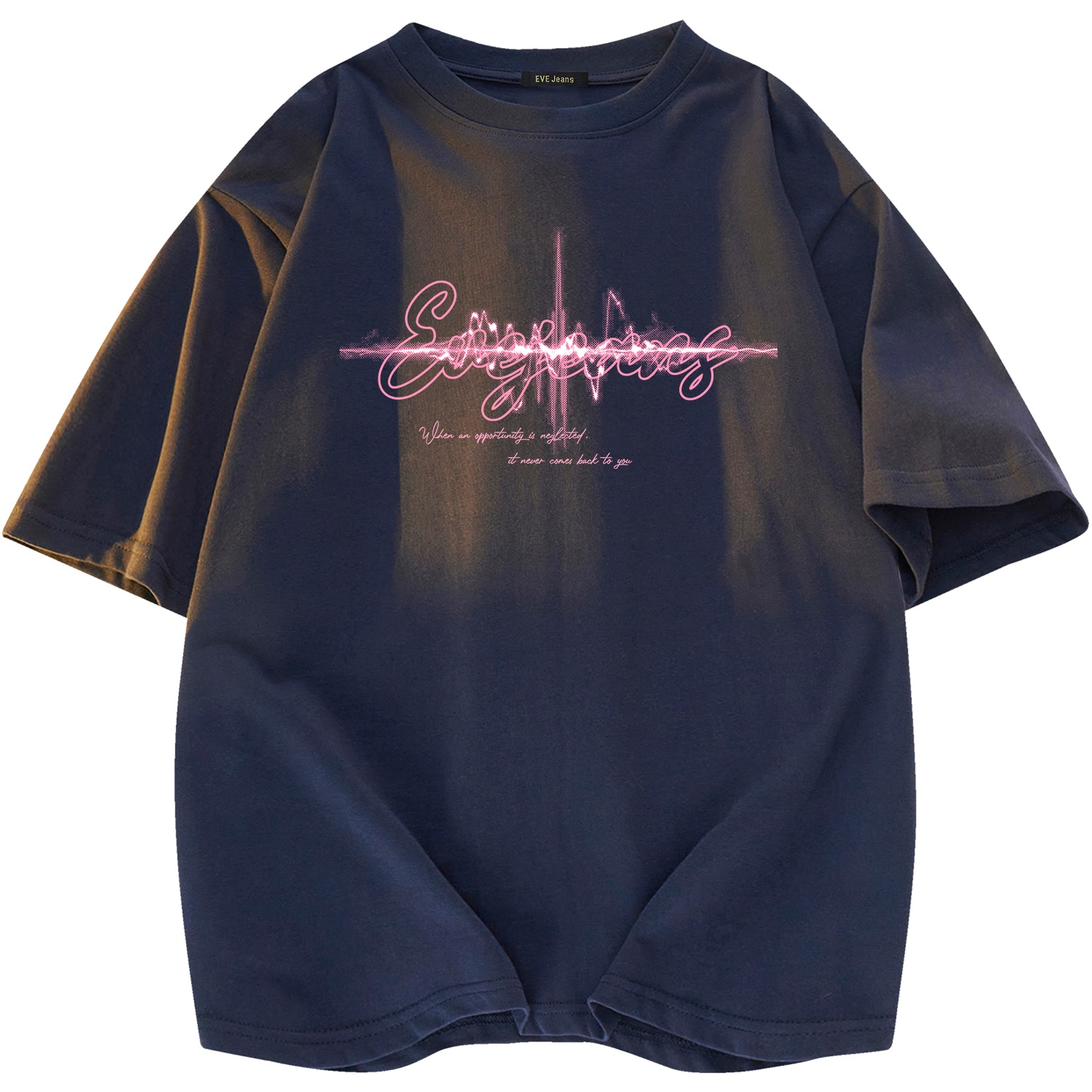 依文 EVE Jeans Basic Logo Tee — фото 8
