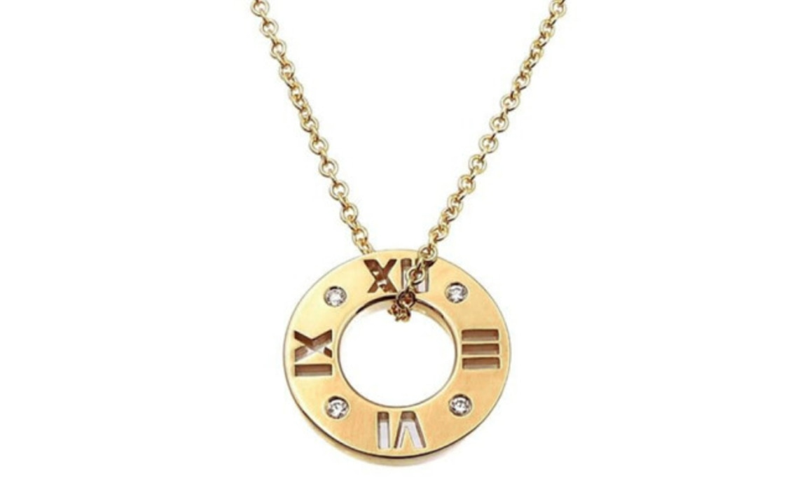 TIFFANY & CO./蒂芙尼 Tiffany & Co. Roman Numeral Pendant Necklace