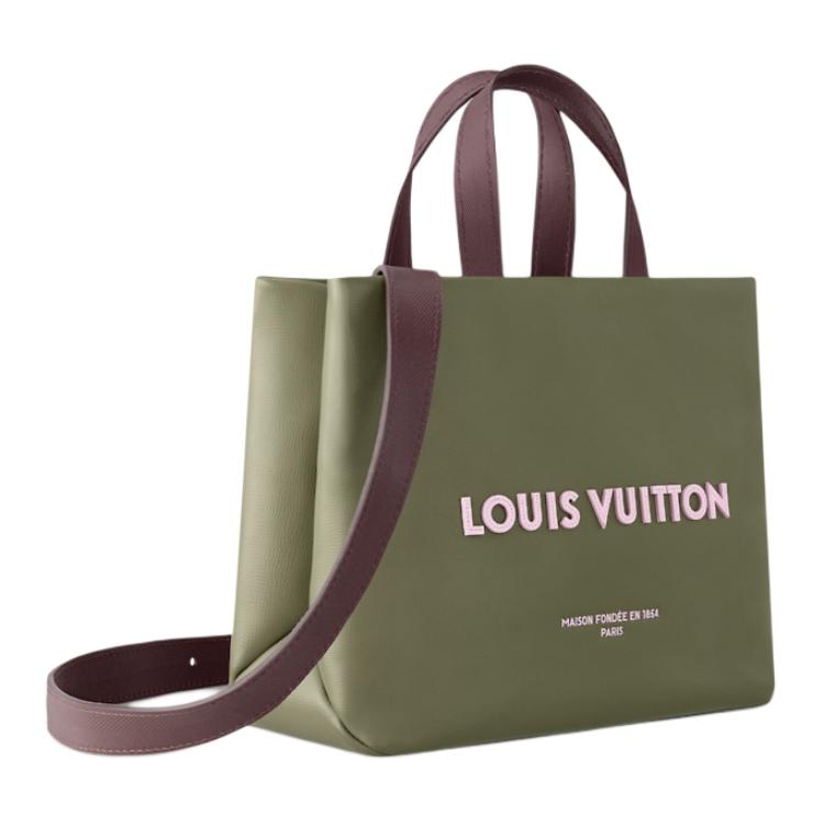 Louis Vuitton x Nigo Shopper Tote Green — фото 1