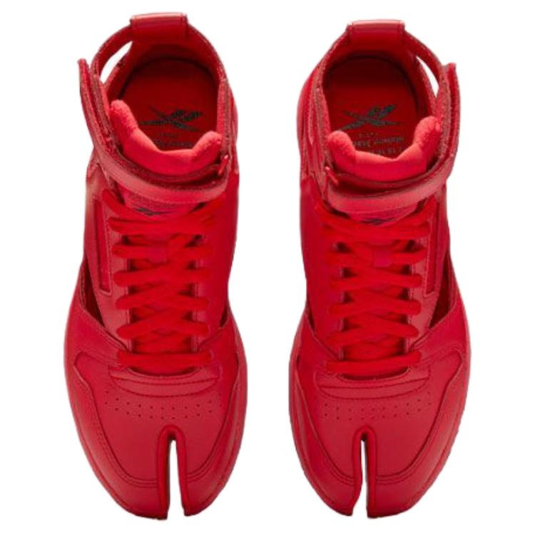 Maison Margiela Reebok x Maison Margiela Classic Leather Tabi High Red — фото 10