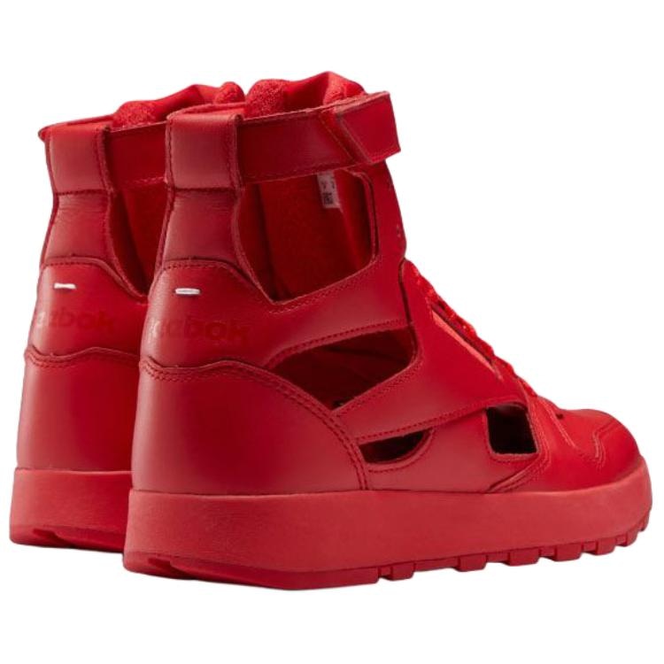Maison Margiela Reebok x Maison Margiela Classic Leather Tabi High Red — фото 9