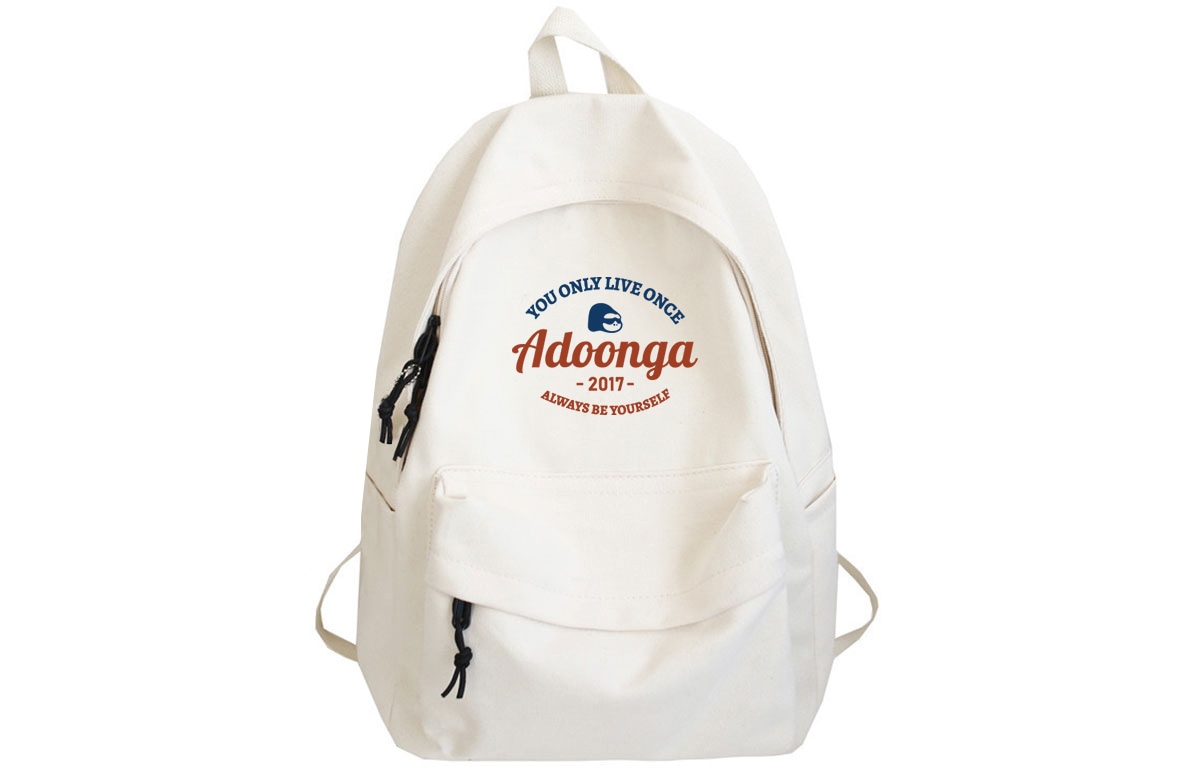 Adoonga Canvas Backpack Black Ivory — фото 5