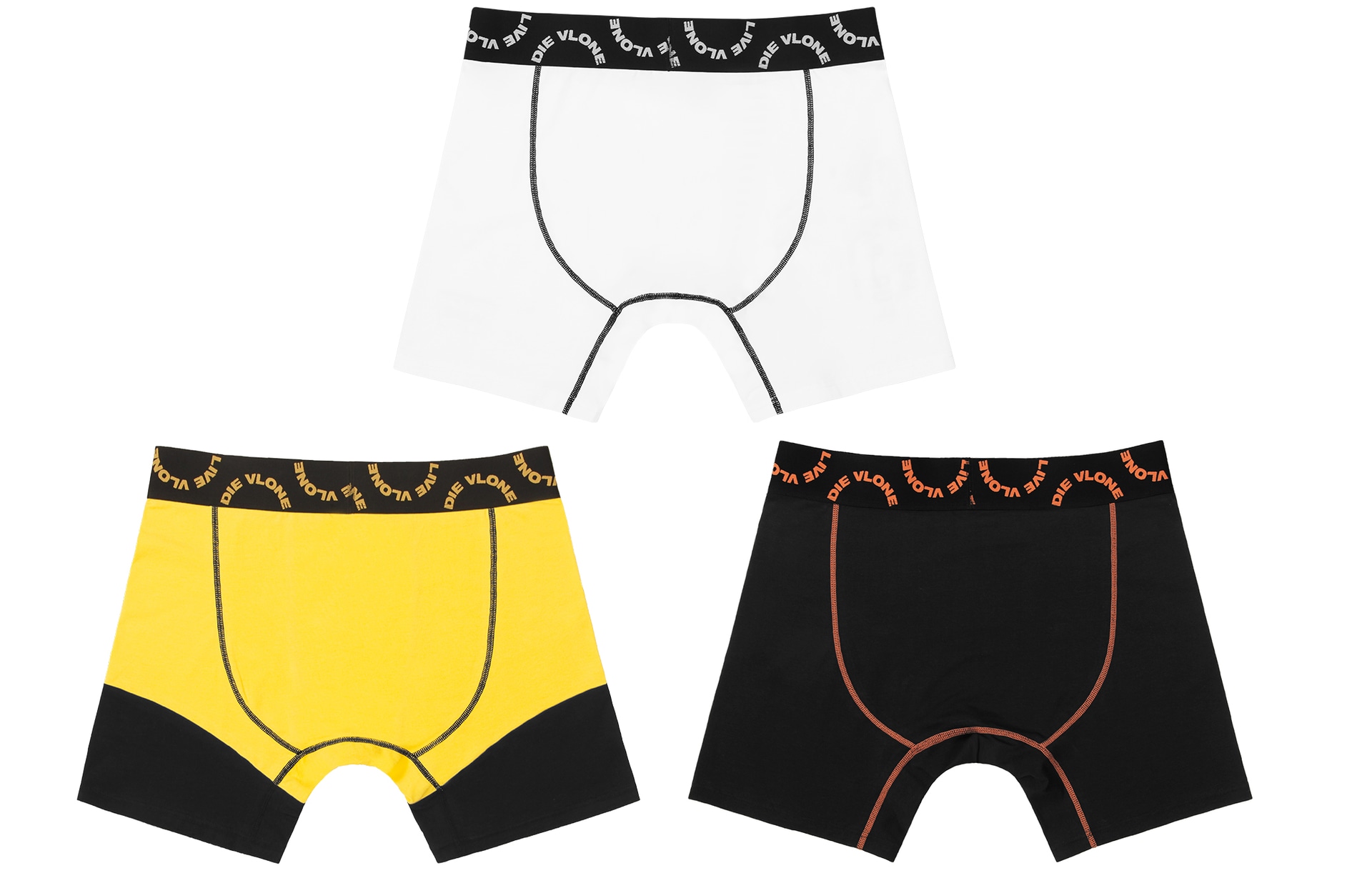 Vlone LVDV Colorblock Boxer Briefs 3-Pack — фото 1