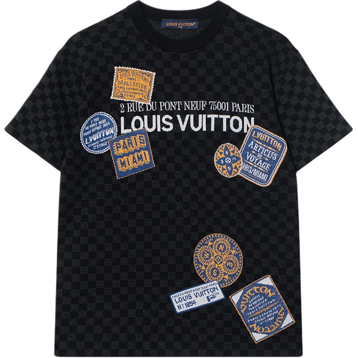 Футболка Louis Vuitton SS25 Logo Print T-Shirt Black