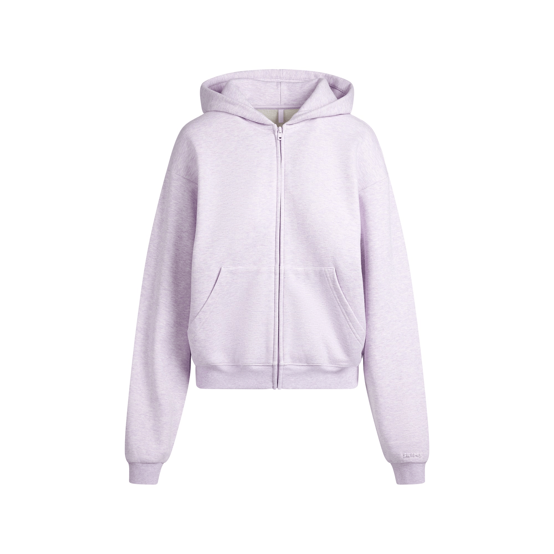Skims Cotton Fleece Classic Zip Up Hoodie