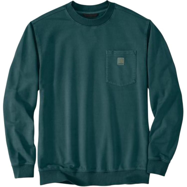 Carhartt Dye French Terry Crewneck Pocket Sweatshirt — фото 1