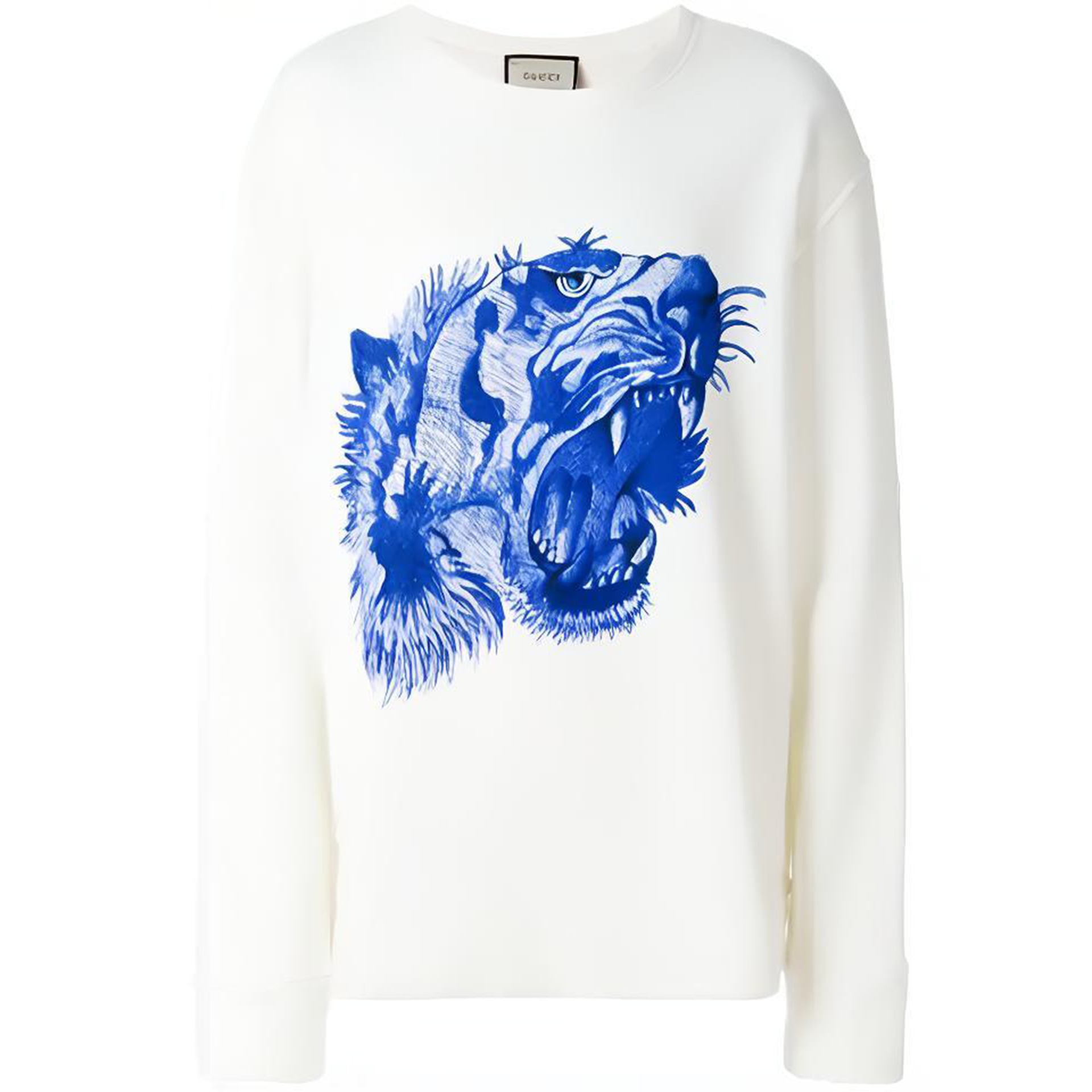 Худи Gucci Tiger Print Crewneck Sweatshirt