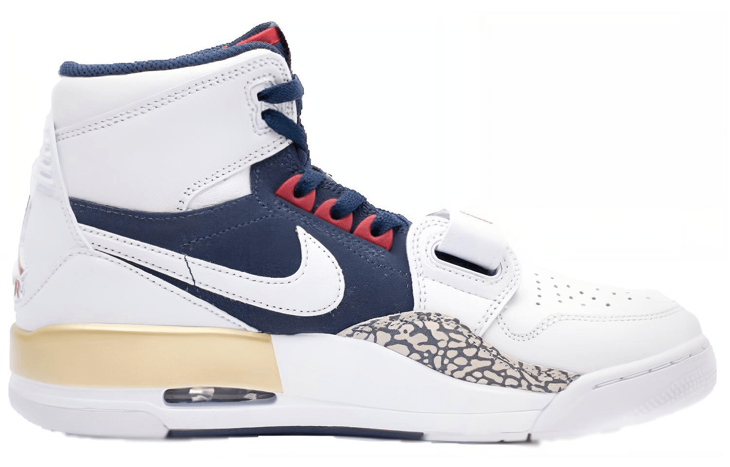 Jordan Legacy 312 White Blue Gold — фото 6