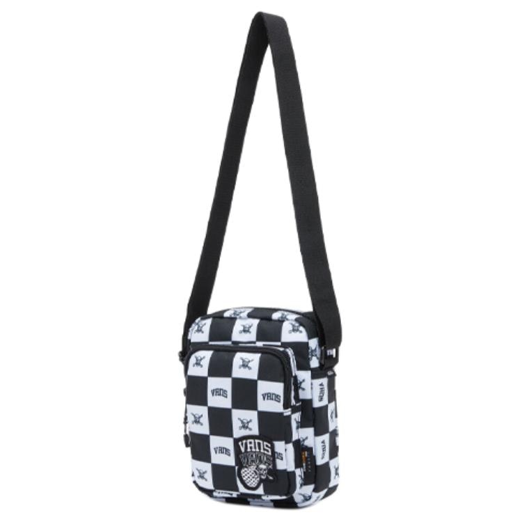 Vans Checkerboard Crossbody Bag Black White — фото 2