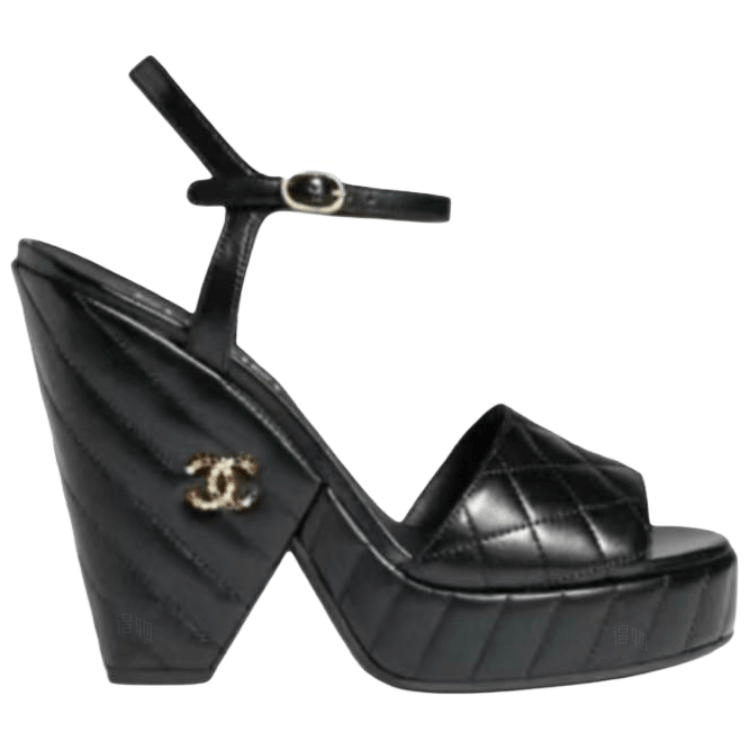 Chanel 24S Buckle Sandals Black — фото 3