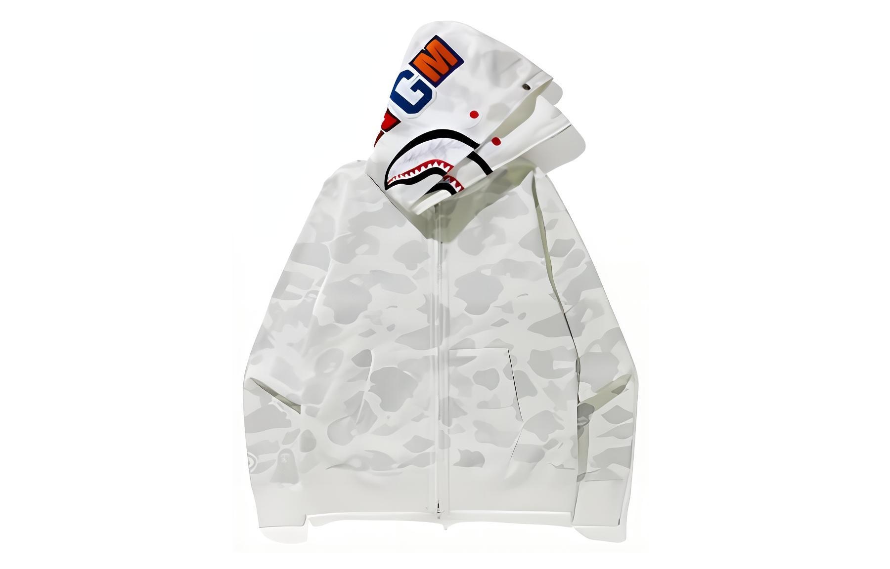 Худи A BATHING APE Shark Series City Camo Hoodie