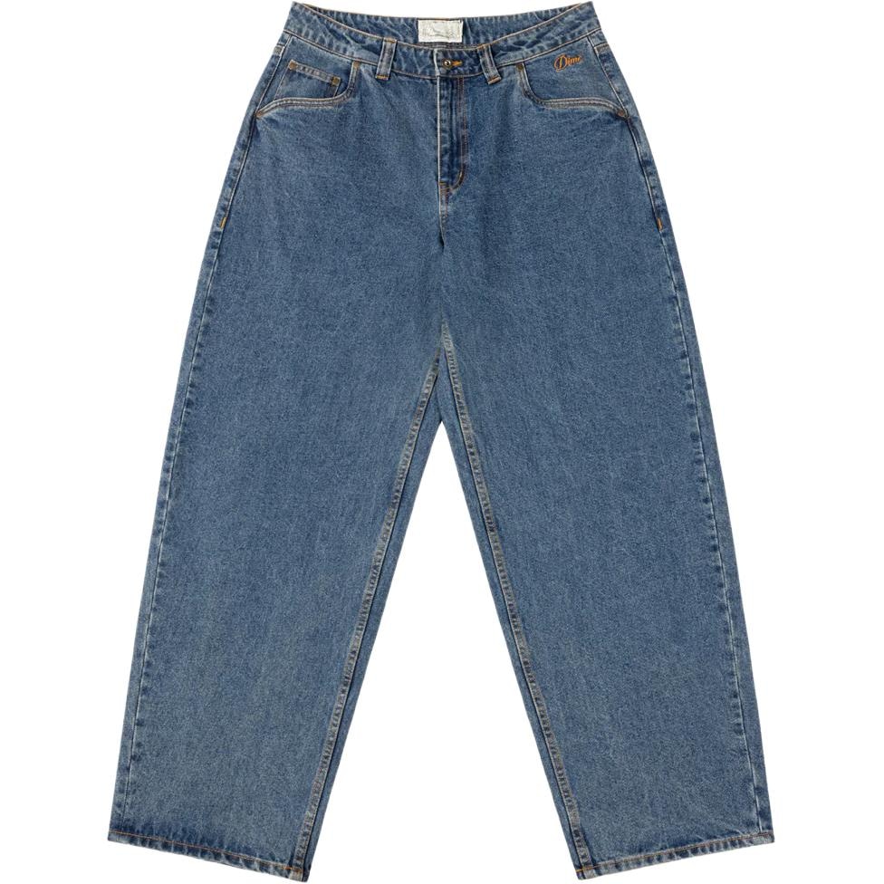 Джинсы Dime MTL FW25 Loose Fit Washed Denim Pants