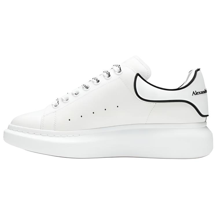 Alexander McQueen Leather Sneakers White — фото 6