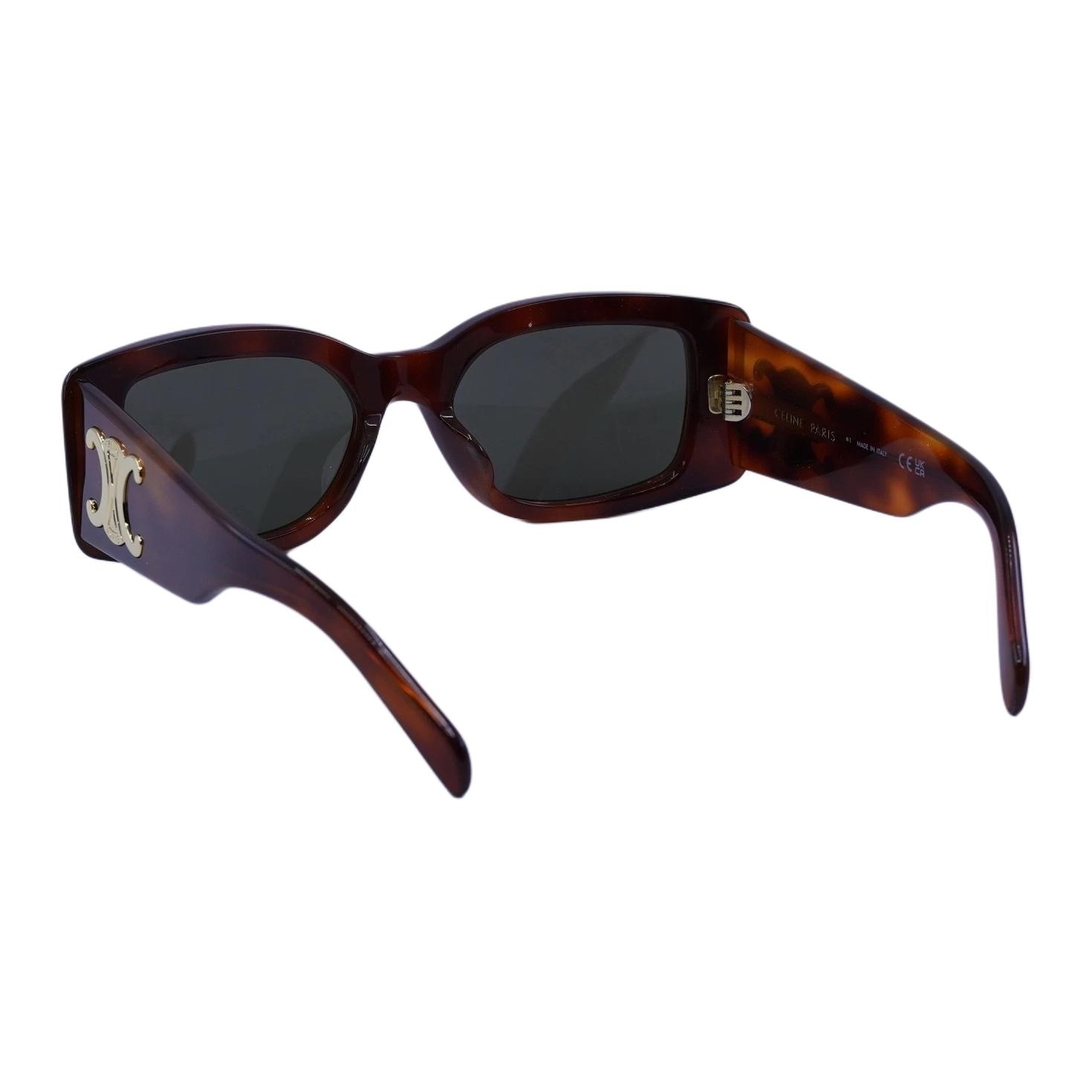 Celine Square Sunglasses Tortoise — фото 2