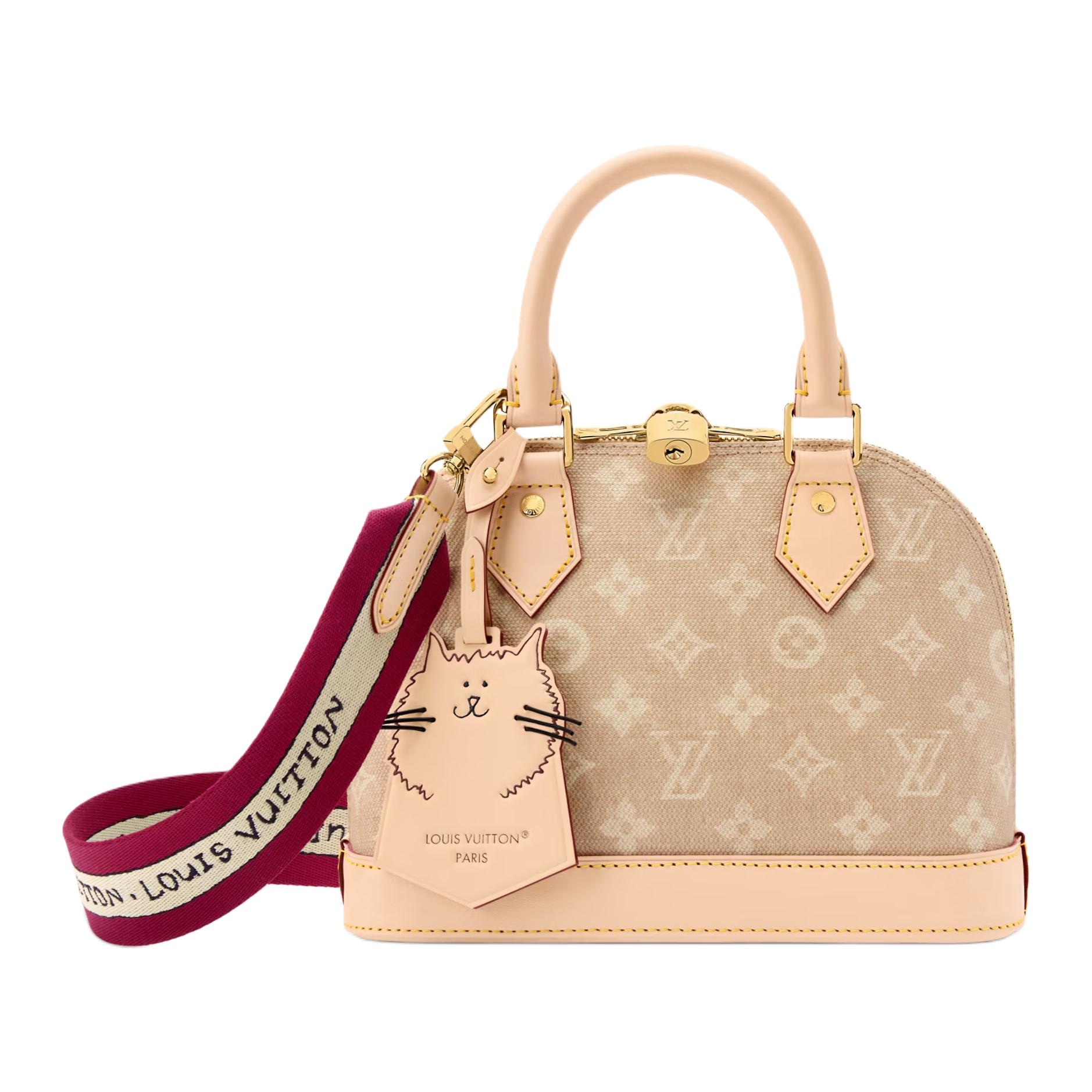 Сумки Louis Vuitton x Grace Coddington Alma BBCatogram Meowgram