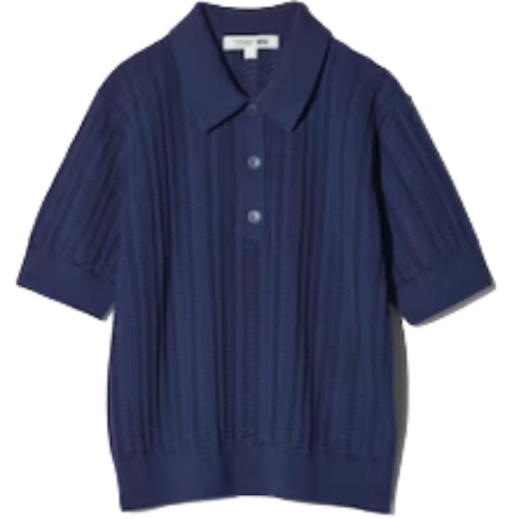 UNIQLO/优衣库 UNIQLO x Comptoir des Cotonniers SS25 Blue Polo