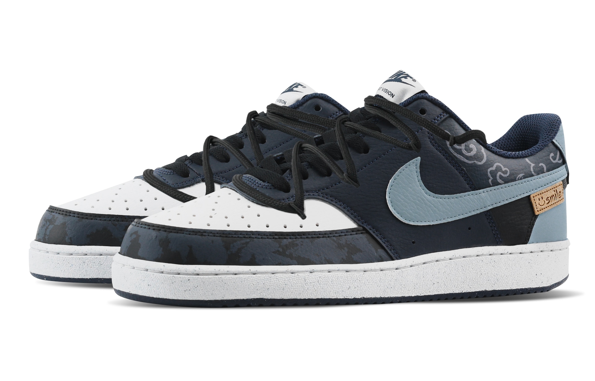 Nike Court Vision Low Blue — фото 10