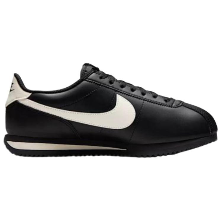 Nike Cortez Leather Black White — фото 7