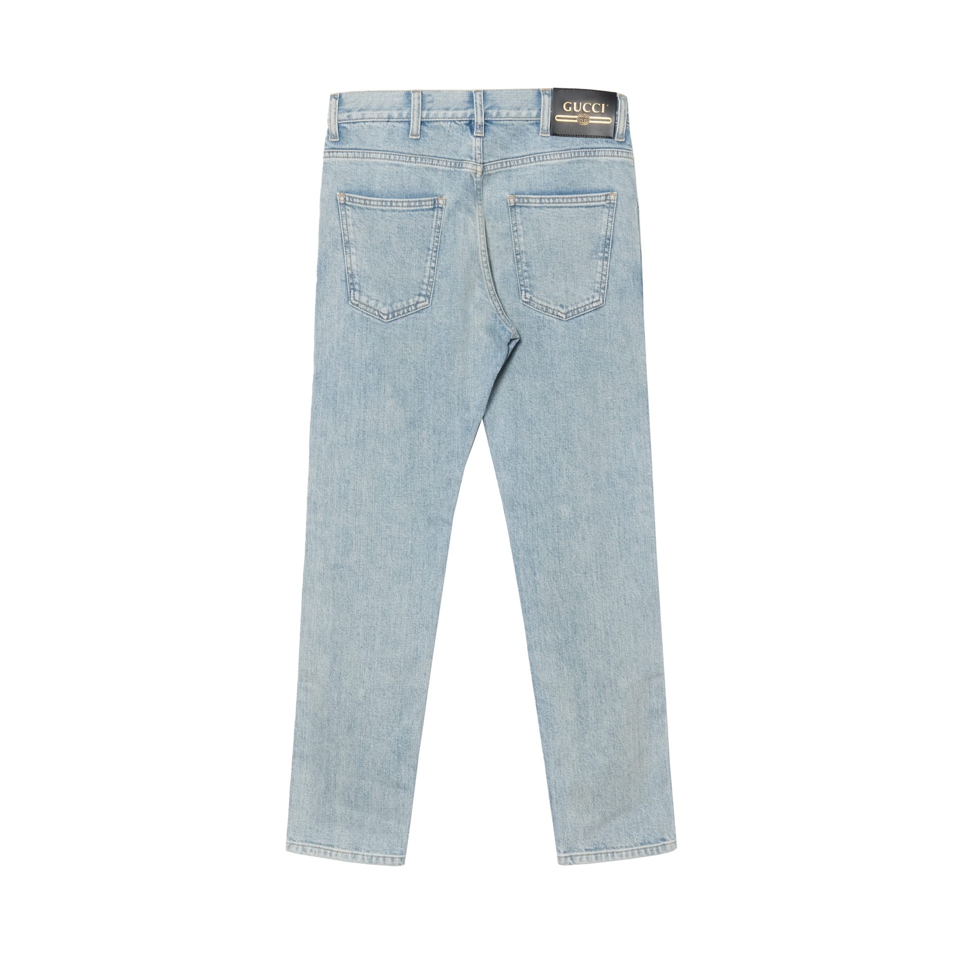 Gucci Straight Leg Jeans Light Blue — фото 1