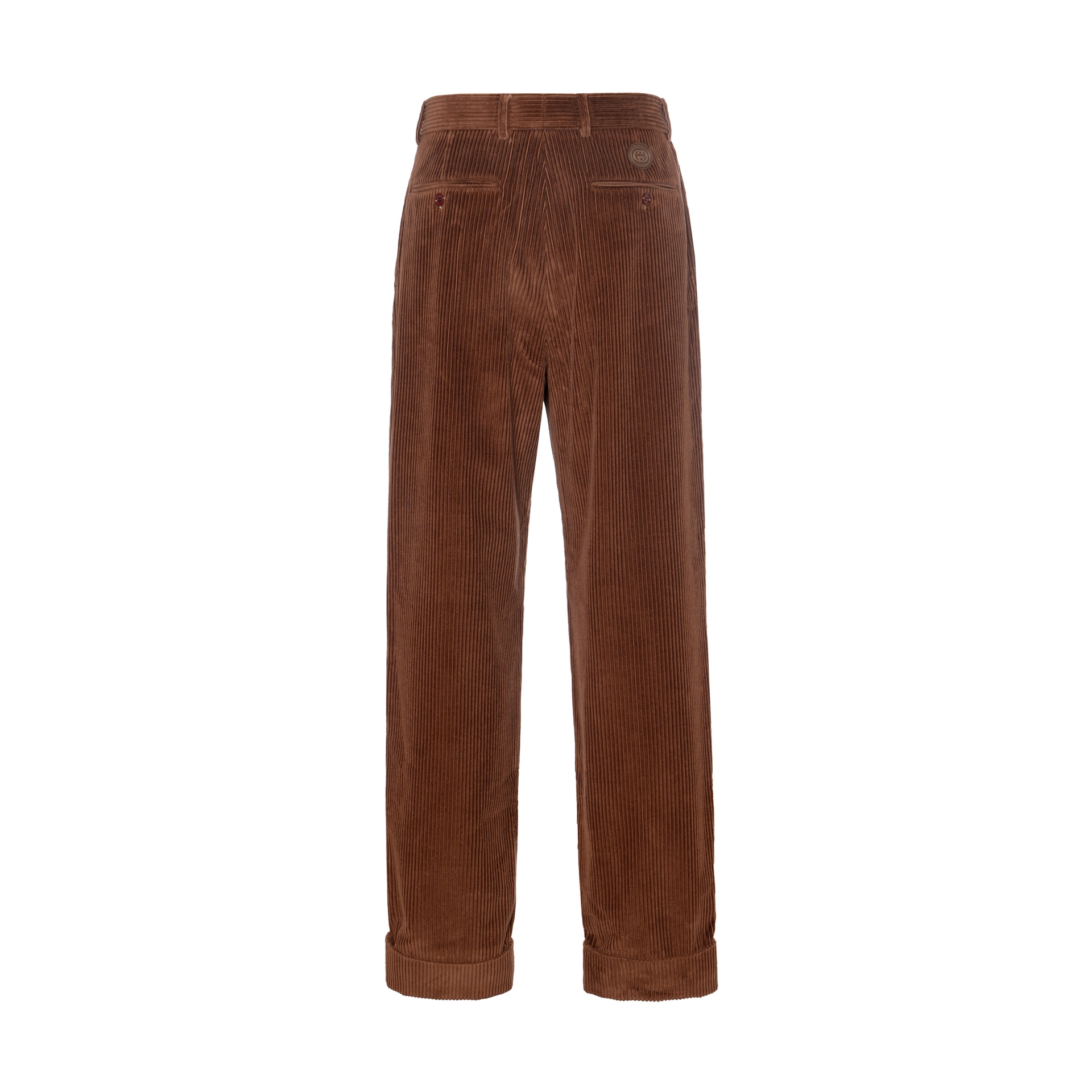 Gucci SS22 Corduroy Trousers Brown — фото 1