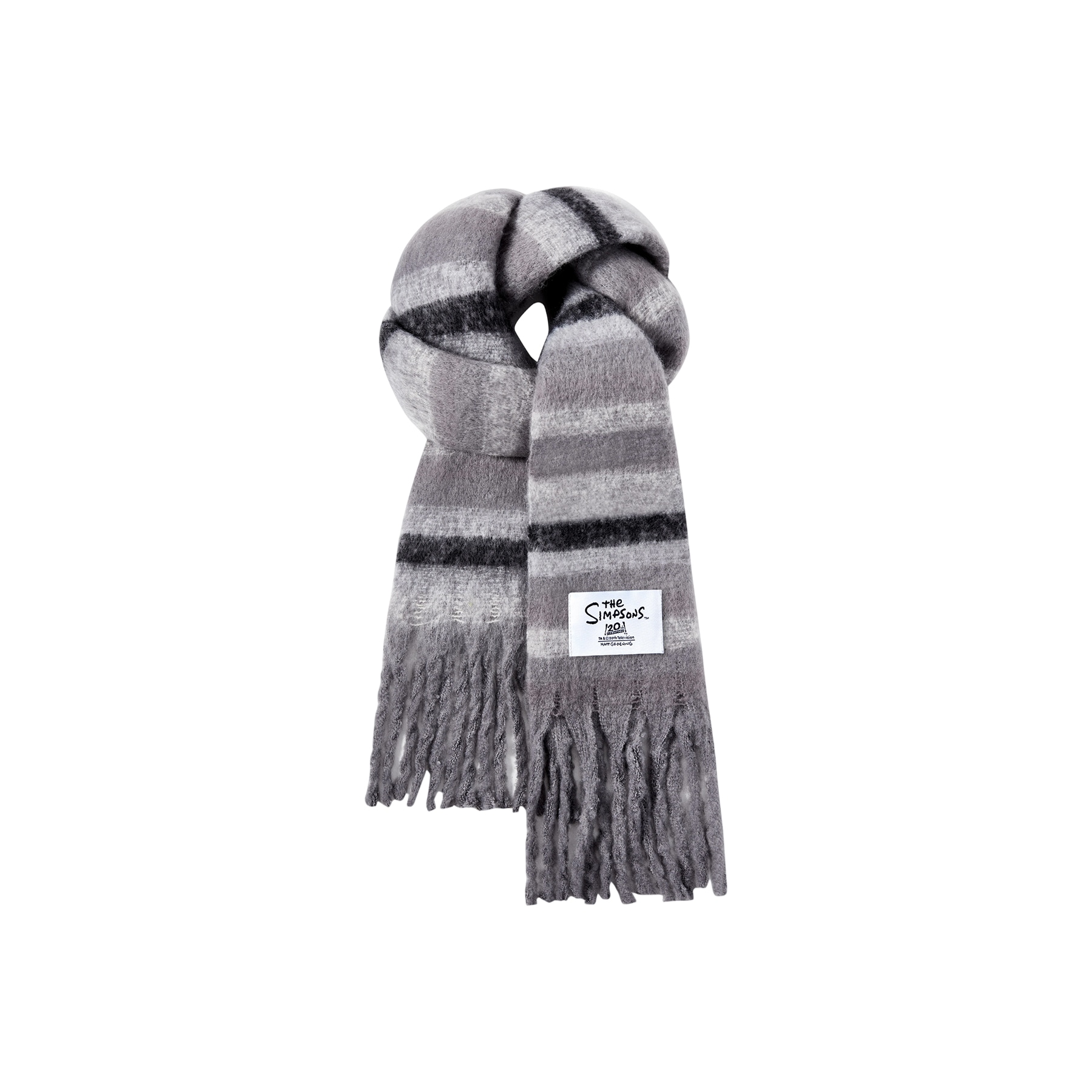 The Simpsons Plaid Gradient Scarf — фото 6