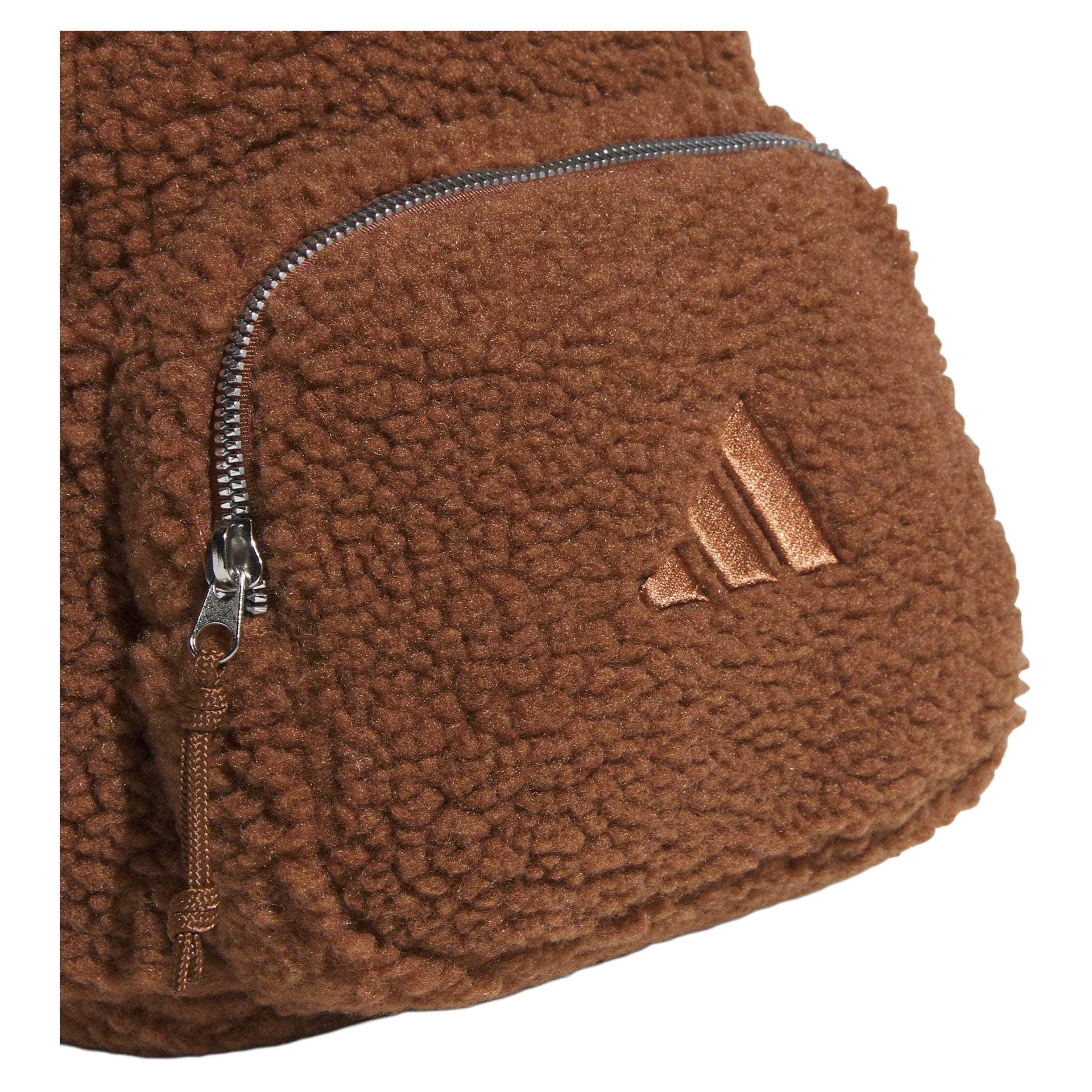 Adidas 9L Plush Backpack Soft Brown — фото 4