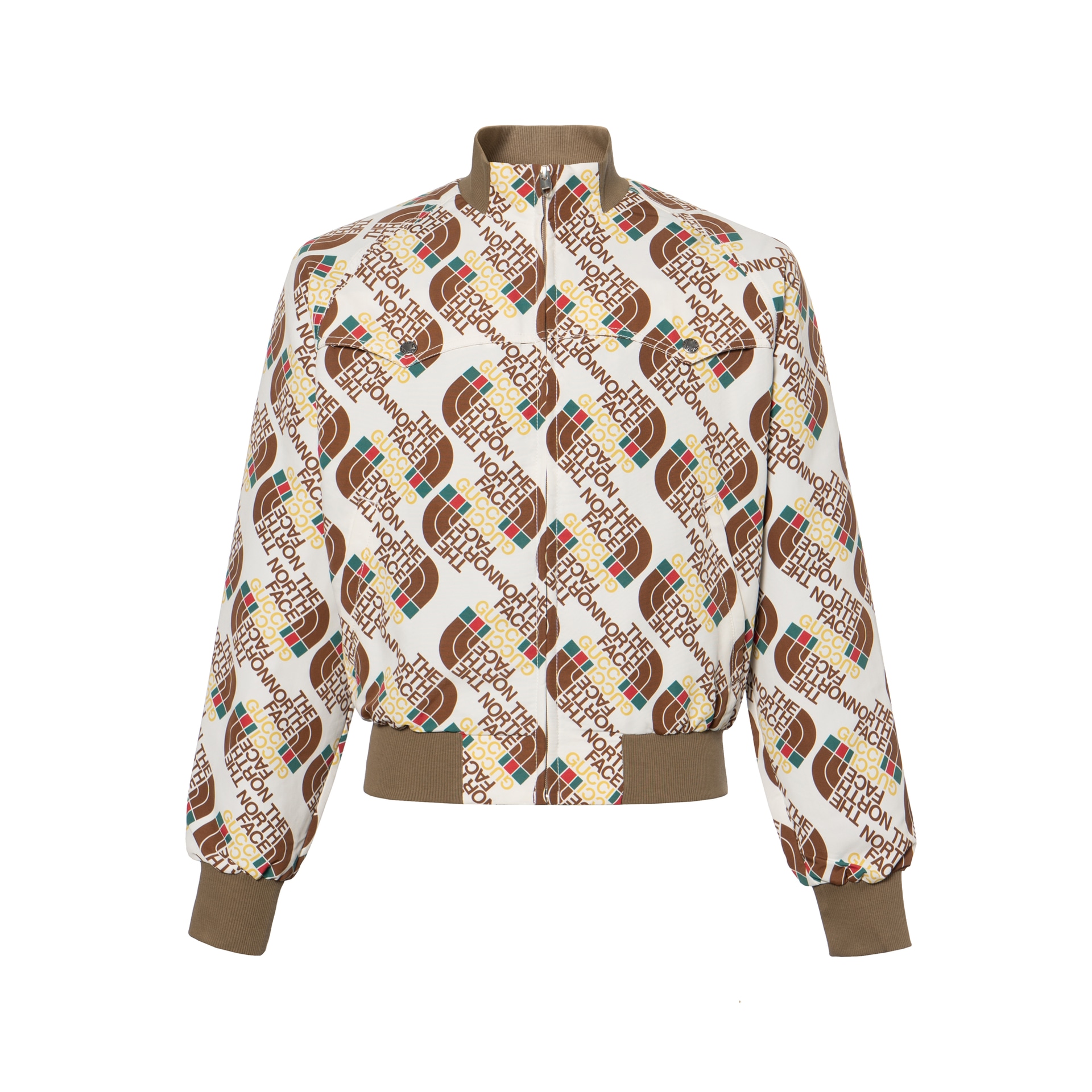 Куртка Gucci x The North Face Pilot Jacket Brown