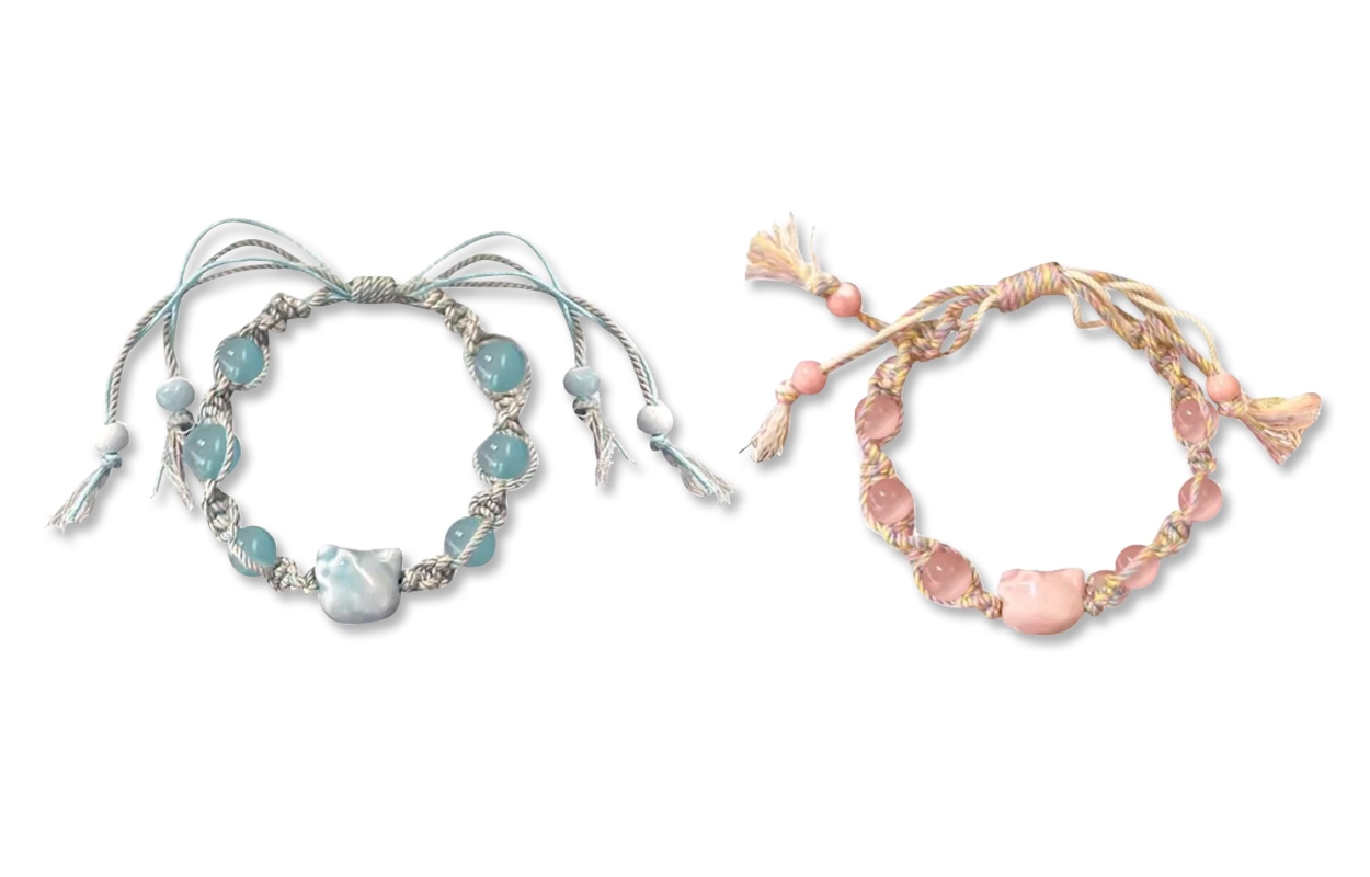 I&You Cute Cat Bracelet Pink