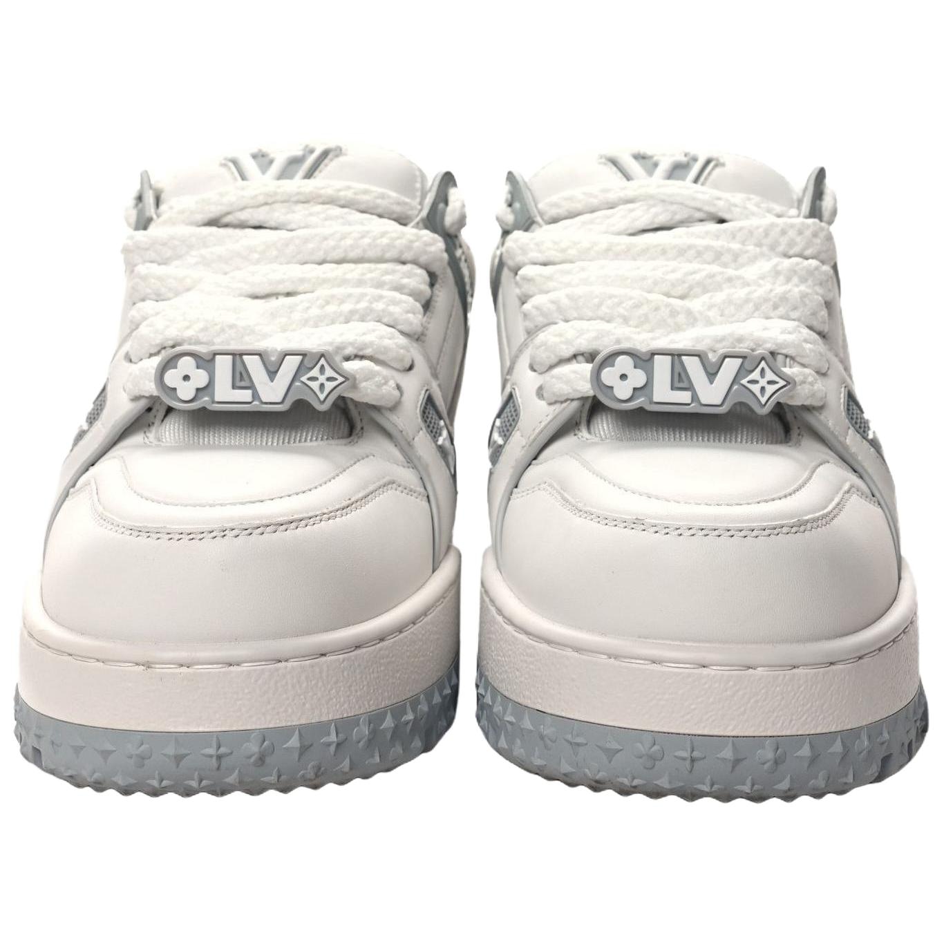 Louis Vuitton Trainer Maxi White Grey — фото 9