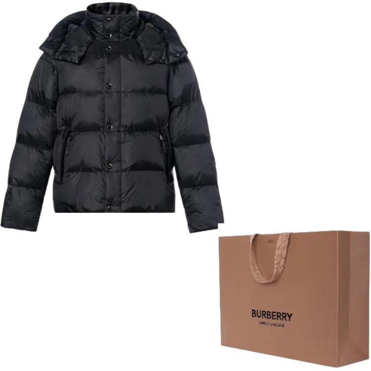 Burberry Down Jacket Black — фото 4