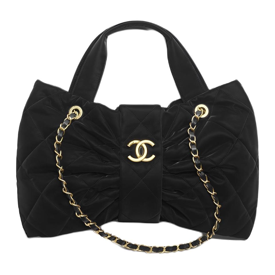 Сумки Chanel 25K Velvet Bow Nylon Tote
