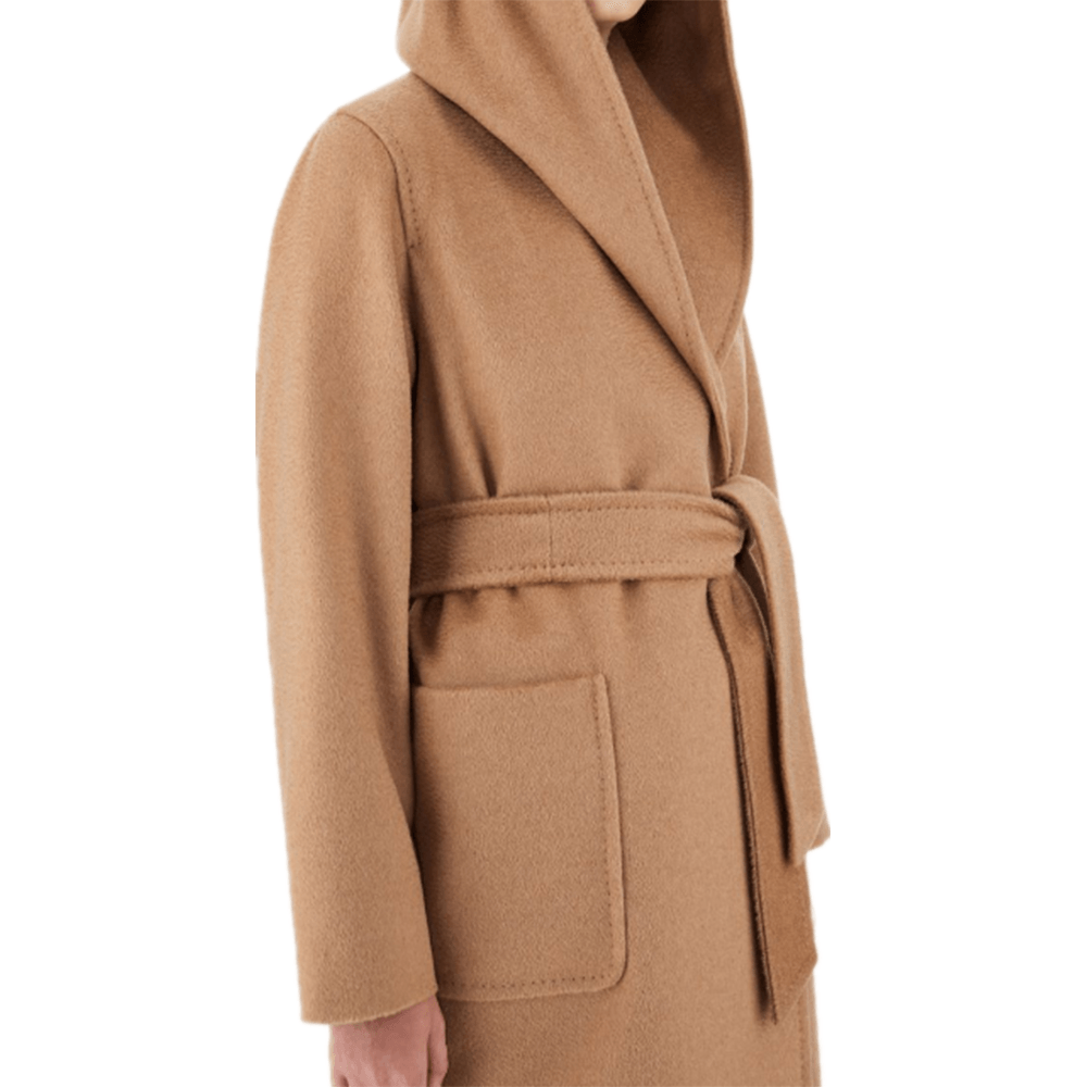 MaxMara Rialto Camel Colour Robe Coat — фото 4