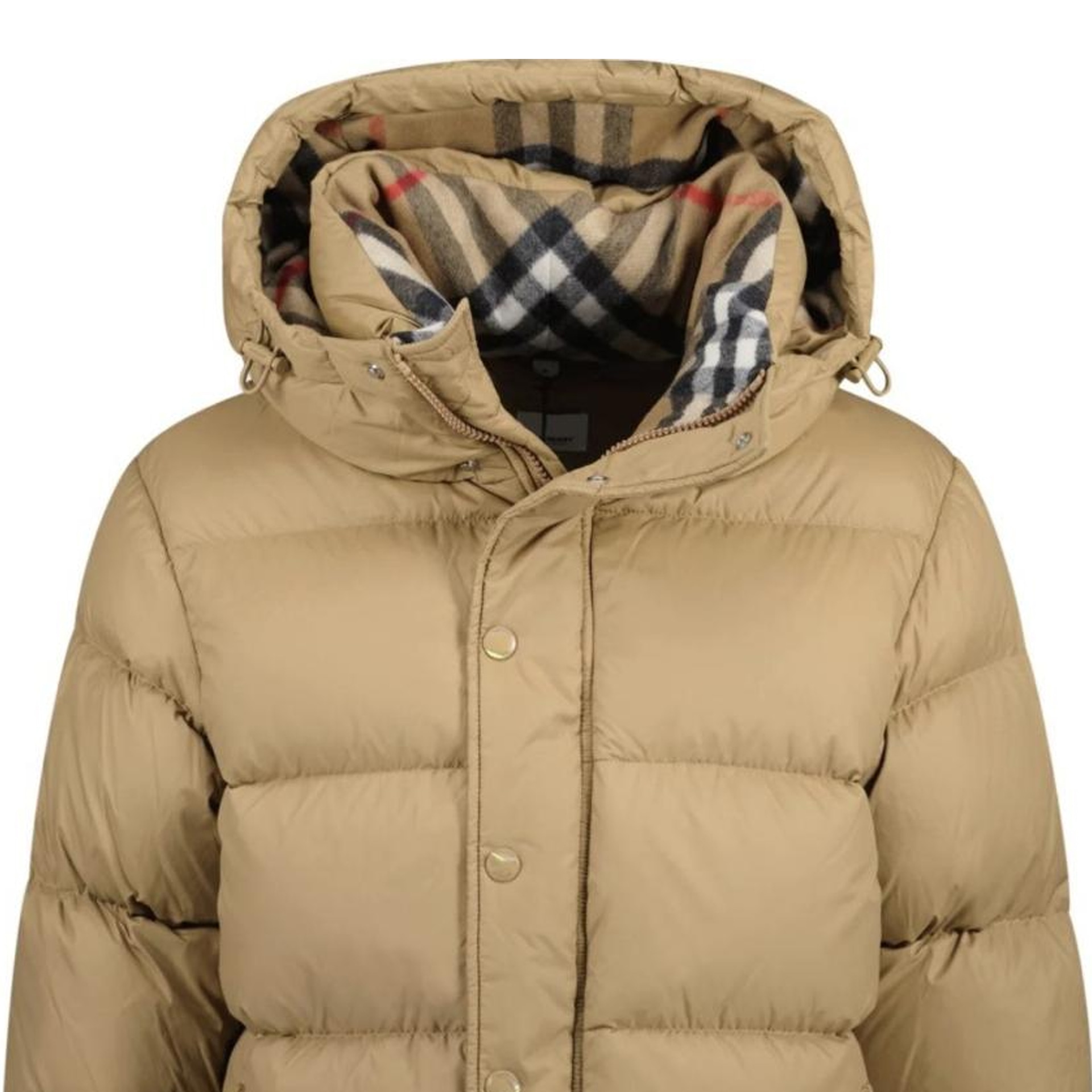 Burberry Quilted Down Jacket Beige — фото 6