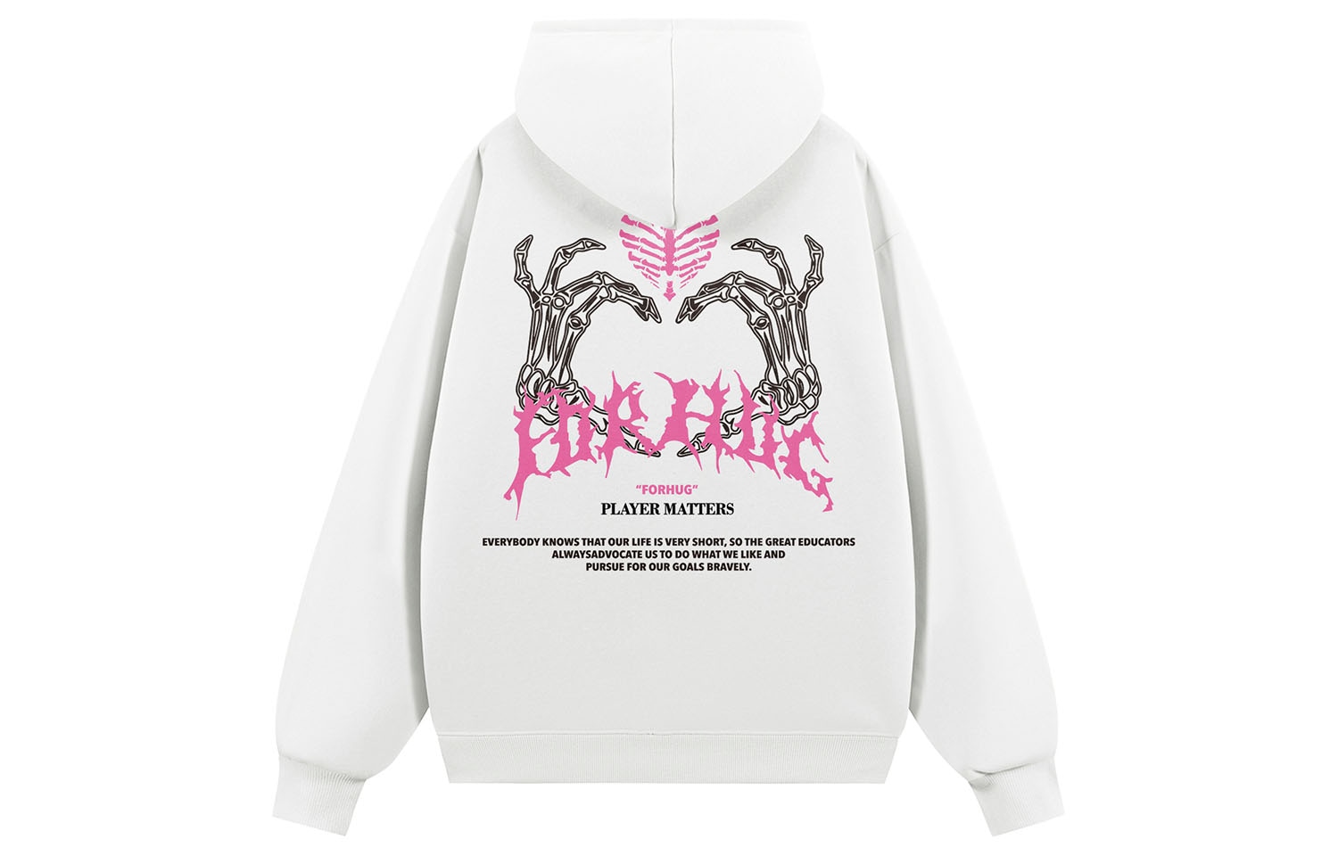 Forhug Gothic Skull Palm Hoodie — фото 2