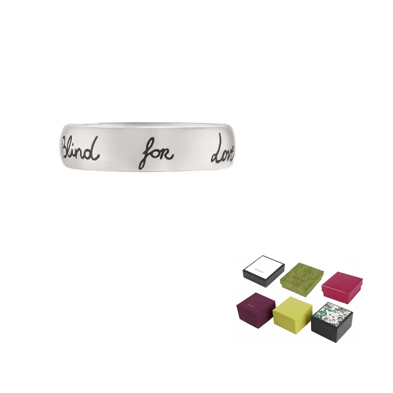 Gucci Blind For Love Silver Ring — фото 9
